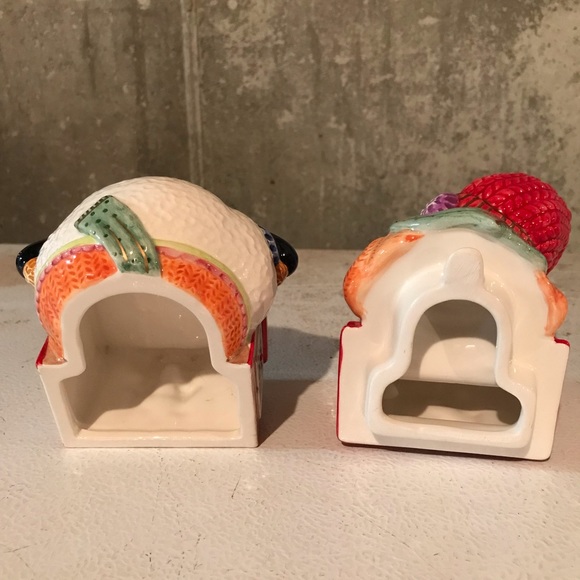 Fitz and Floyd Snowman Jamboree Trinket Box - Picture 4 of 6